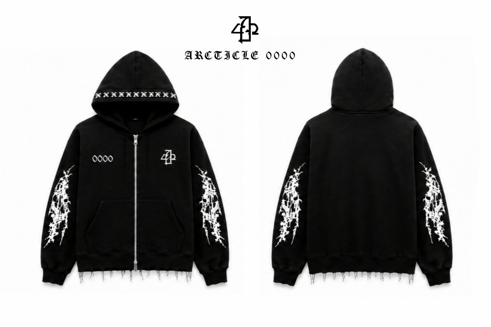 ARCTICLE 0000 — ZIP HOODIE